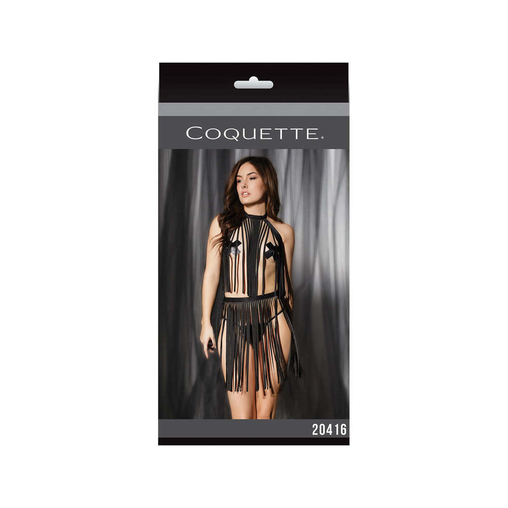 Fringe Harness Top and Skirt Set- Coquette - 20416 - Picture 8 of 9